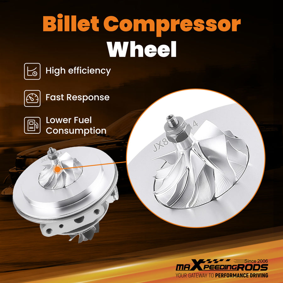 Upgraded Billet Turbo Chra Cartridge compatible for Ford 3.5L F150 2010-2012 F-150 EcoBoost