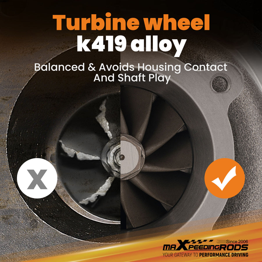 Twin Turbo Billet Wheel compatible for Ford F250 F350 F450 F550 6.4L Diesel 2008-2010 2009