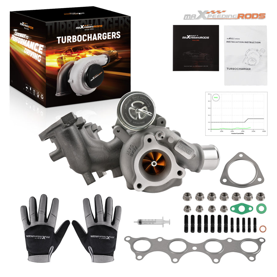 Upgraded Billet Turbo Turbocharger compatible for Kia Forte compatible for Hyundai Veloster 1.6L 2013-2017