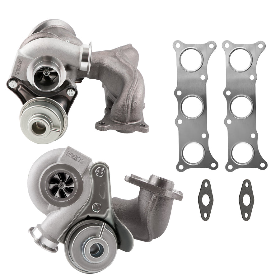 Twin Billet Turbo compatible for Charger compatible for BMW N54 3.0L 135i 335i 335xi 49131-07031 / 07041