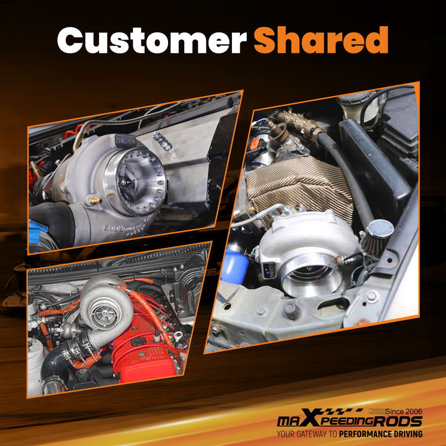 Turbocharger Set compatible for Dodge Neon STR-4 compatible for Chrysler PT Cruiser 2.4L EDV TD04LR Turbo