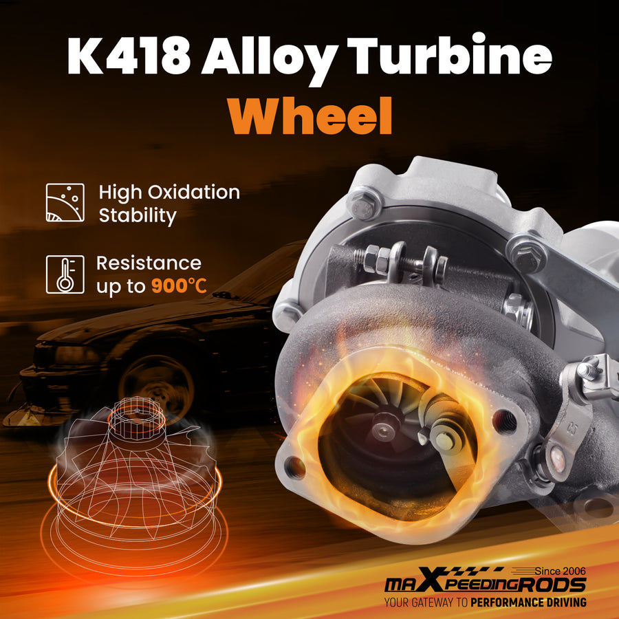K03 Twin Turbo Turbocharger compatible for Ford 3.5L F150 compatible for Expedition 2013-2016 V6 Pickup