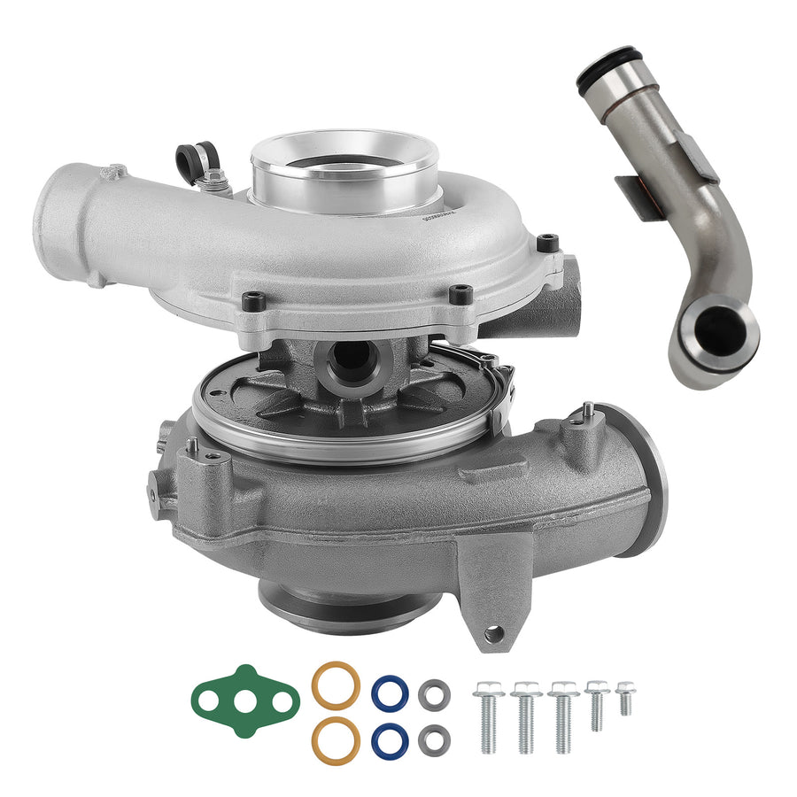 Turbocharger Oil Return Line Kit compatible for Ford F250 F-250 6.0 Powerstroke Super Duty