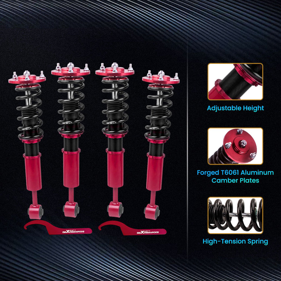 Air to Coil Spring Strut Suspension Conversion kit compatible for Lincoln Navigator 2003-06 lowering kit