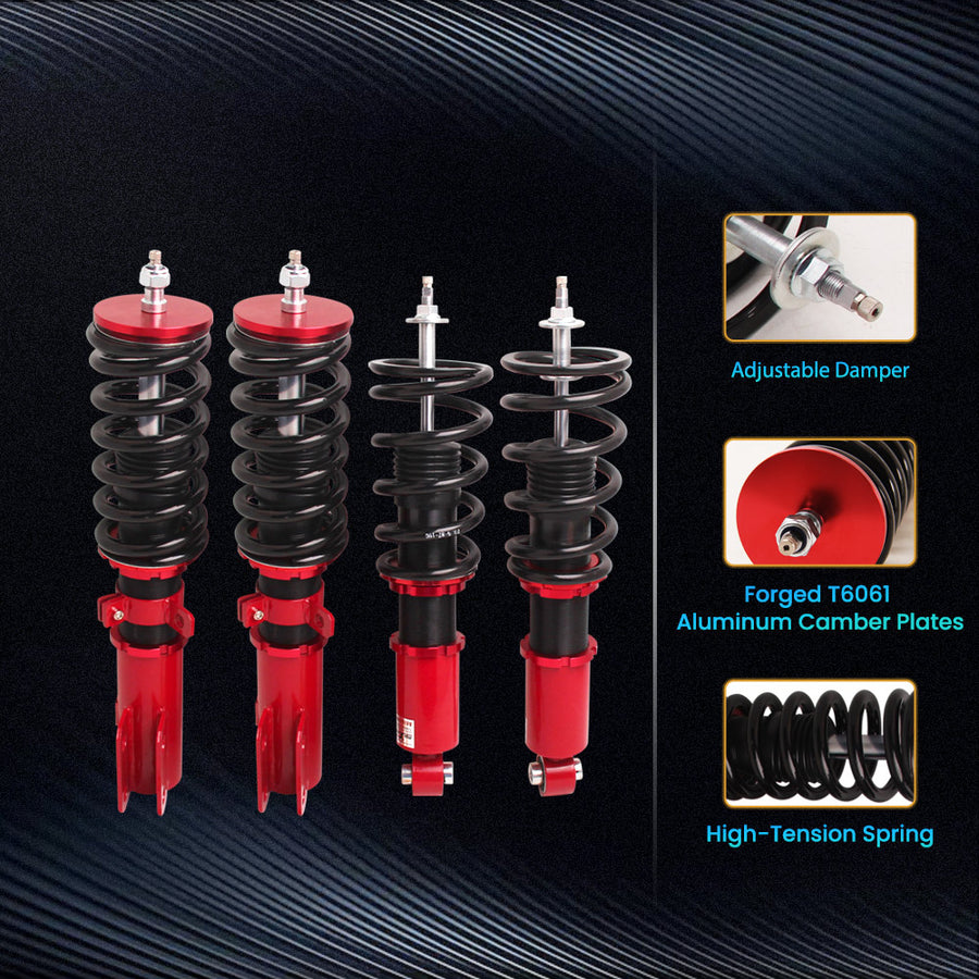 Compatible for Toyota Celica 2000-06 24 Ways Adj. Damper Coilovers Suspension Kit Shock Struts Absorbers lowering kit