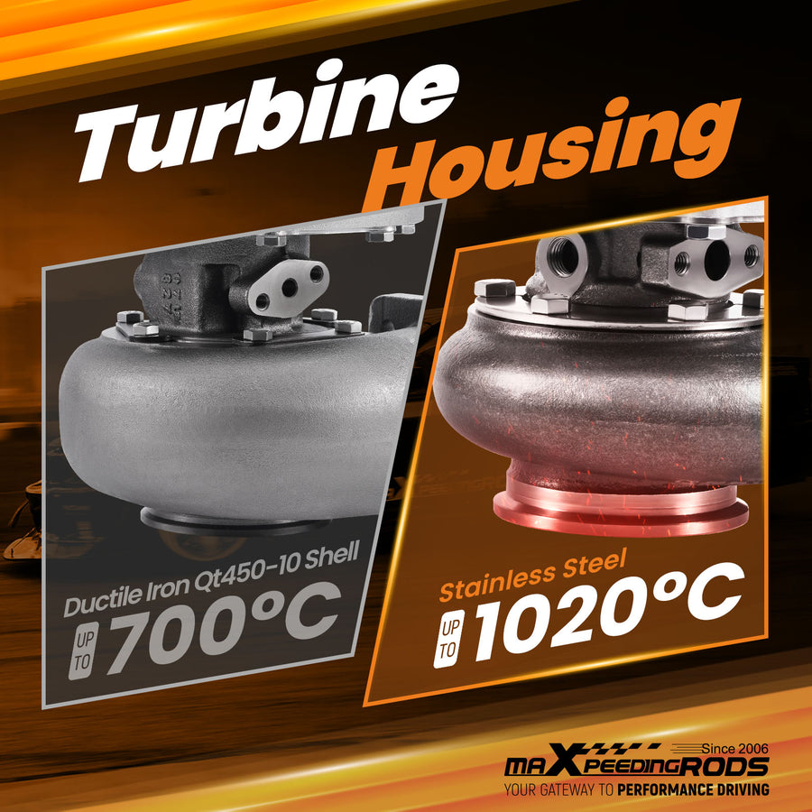 Replacement for G25-550 Ball Bearing Billet Turbo 550HP Universal for 1.4 - 3.0L