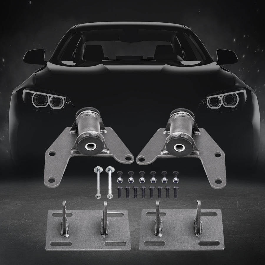 New Engine Mount Adapter Kit for 78-88 G-Body LS Swap compatible for Monte Carlo Compatible for Regal Cutlass