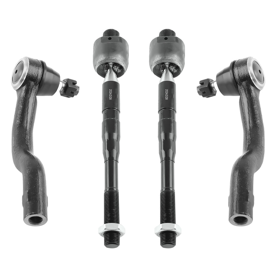 Front Strut w/ Coil Spring + Upper Lower Control Arms compatible for Nissan Titan 2004-2015