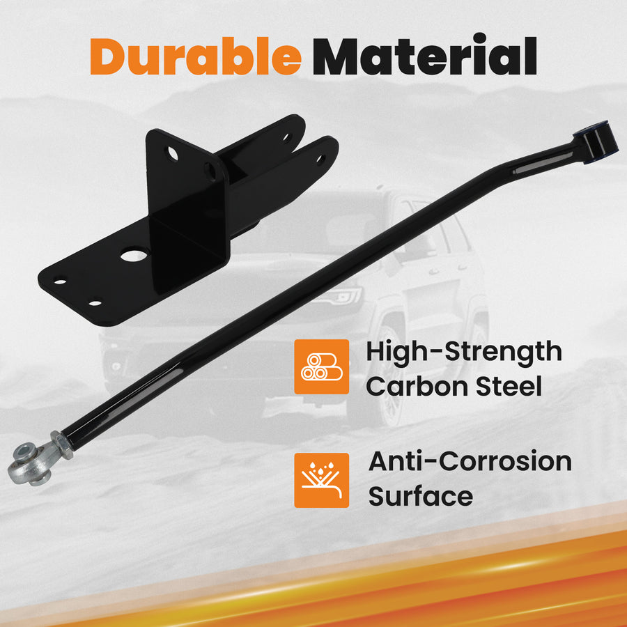 Heavy Duty Adjustable Front Track Bar Compatible For Jeep Cherokee XJ 1984-01 w/4-6.5 lift