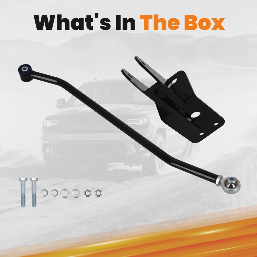 Heavy Duty Adjustable Front Track Bar Compatible For Jeep Cherokee XJ 1984-01 w/4-6.5 lift