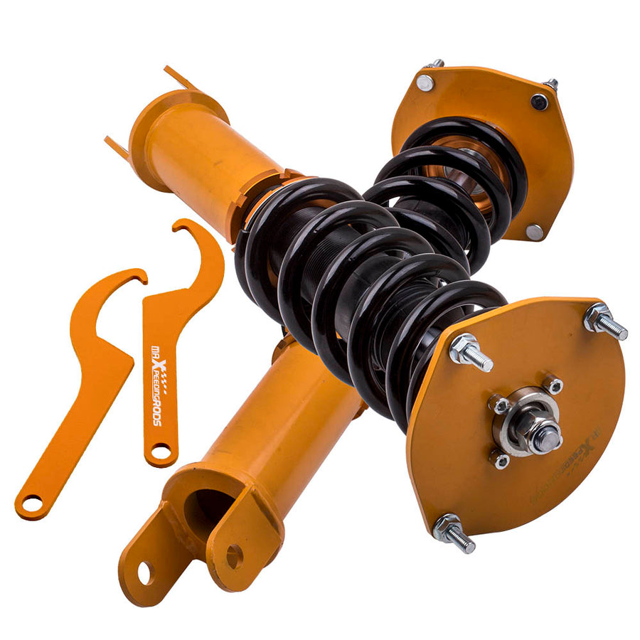 Height Adjustable Shocks Springs Front Pair Set compatible for Lincoln Mark VIII 1993-1998