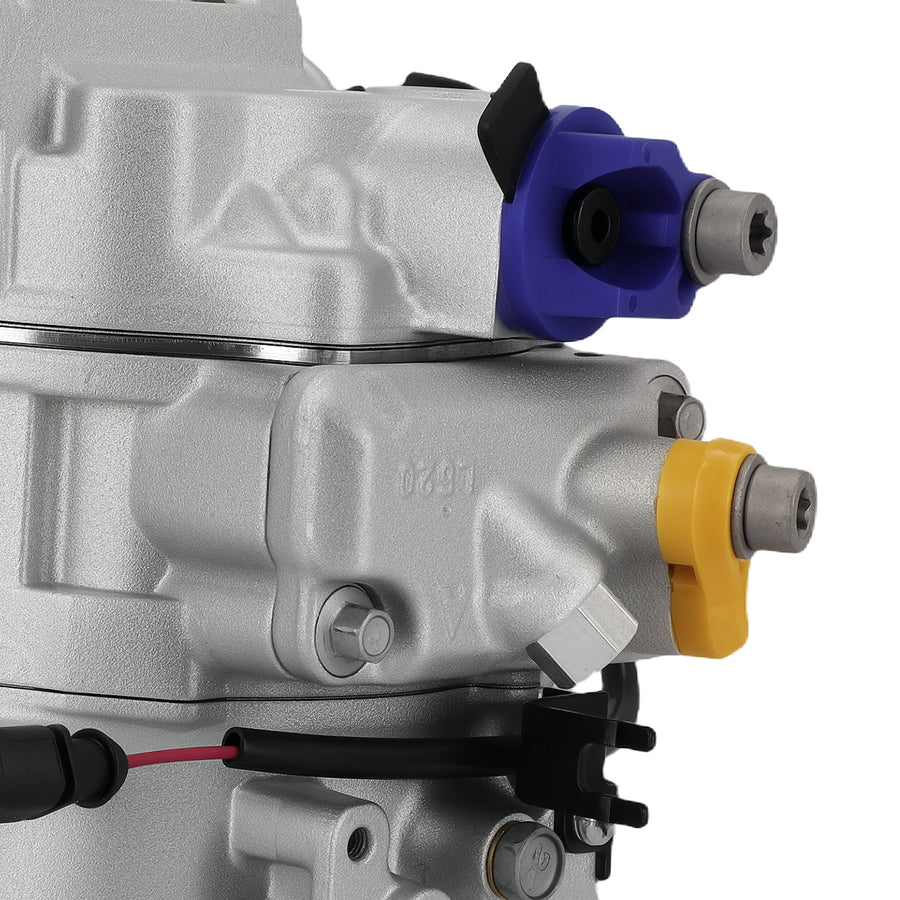 Compatible for AC Compressor w/Clutch compatible for Porsche Cayenne 2003-2018 Panamera 2017 7SEU16C 119mm