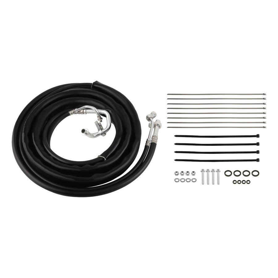 Rear compatible for AC Air Conditioning Line Set AT34653 compatible for Acadia Traverse compatible for Enclave 2007-2017