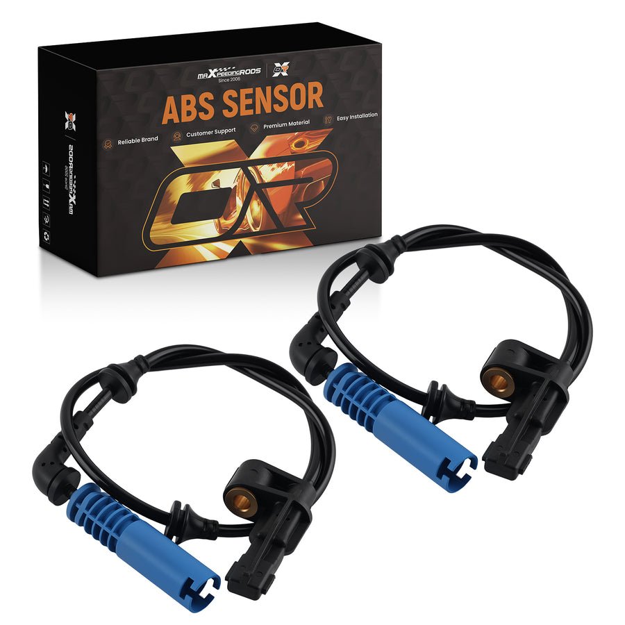Set of 2 ABS Wheel Speed Sensor Front LeftRight compatible for BMW 320i 325i 2002-2004
