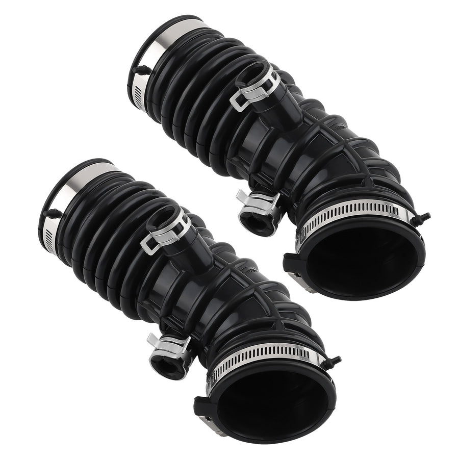 Left + Right Air Mass Intake Hose Set compatible for Nissan 370Z 09-20 compatible for Infiniti G37 08-13