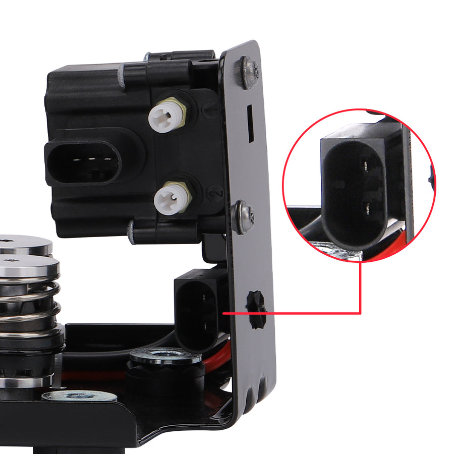 Air Suspension Compressor w/ Bracket compatible for BMW 740i 750i 750Li 760Li compatible for Alpina B7