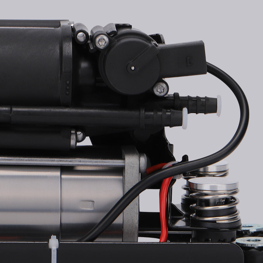 Air Suspension Compressor w/ Bracket compatible for BMW 740i 750i 750Li 760Li compatible for Alpina B7