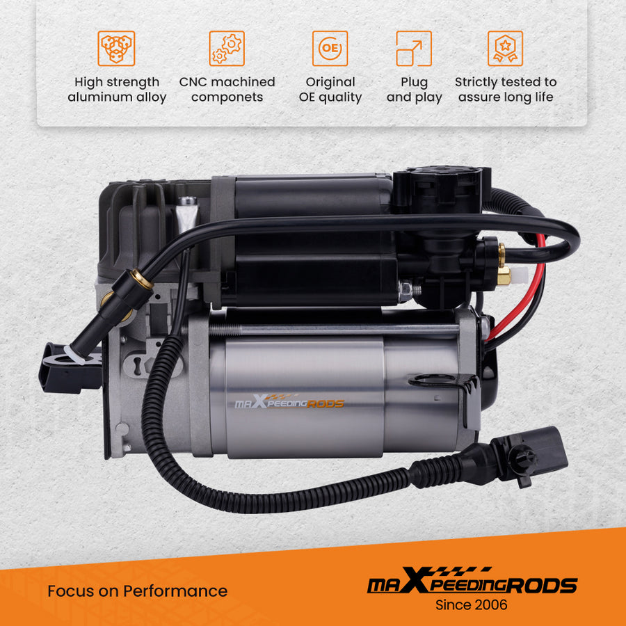Compressor compatible for Audi A8 D3 6/8 Cylinder Air Suspension Pump 4E0616007B
