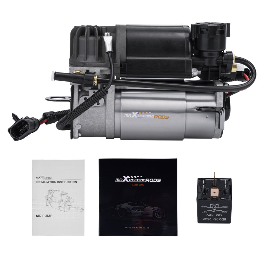 Air Suspension Compressor compatible for Audi A6 Base Sedan 4-Door 2009 3.2L 3123CC V6