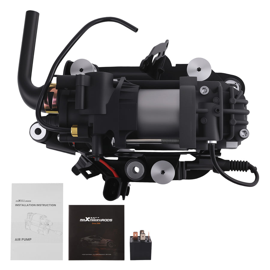 Air Suspension Compressor + Bracket compatible for BMW 740e xDrive G11/G12 2017-2019