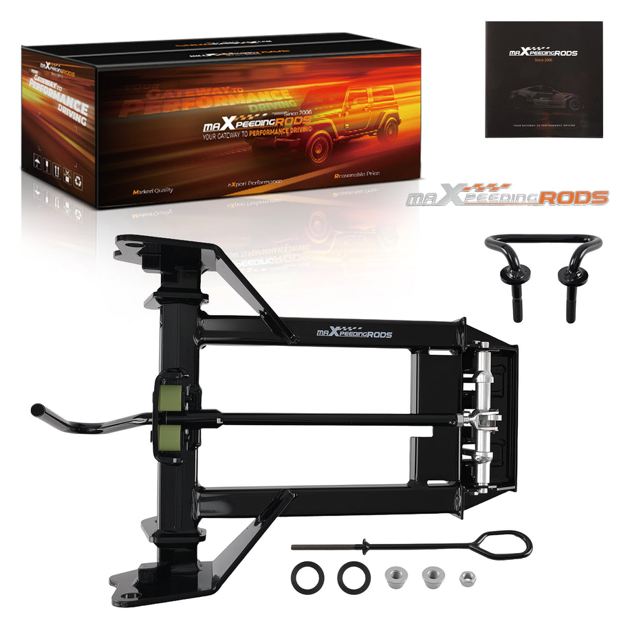ATV Plow Mount compatible for Polaris Sportsman 570 EPS 2014-2023 Steel Black Powder