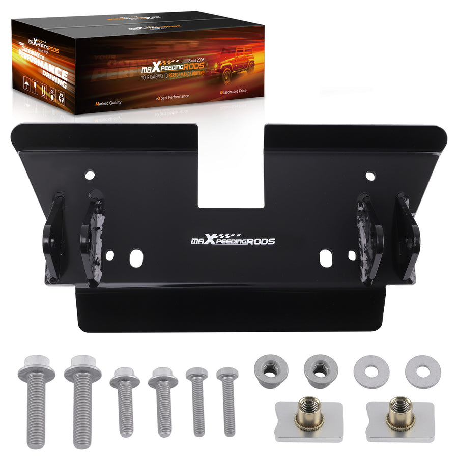 Black Front Plow Mount compatible for Can-Am Commander 800 1000 UTV 2010-2019 Steel
