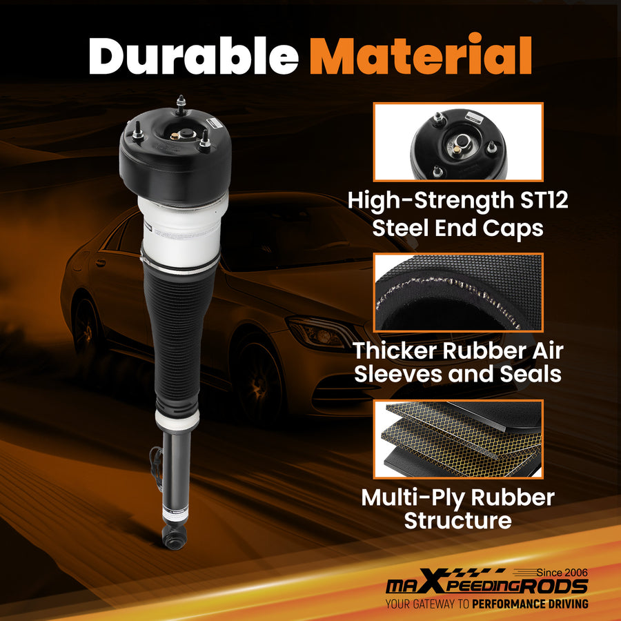 Rear Air Shock Strut Assembly Passenger Side Right RH compatible for Mercedes Benz W221