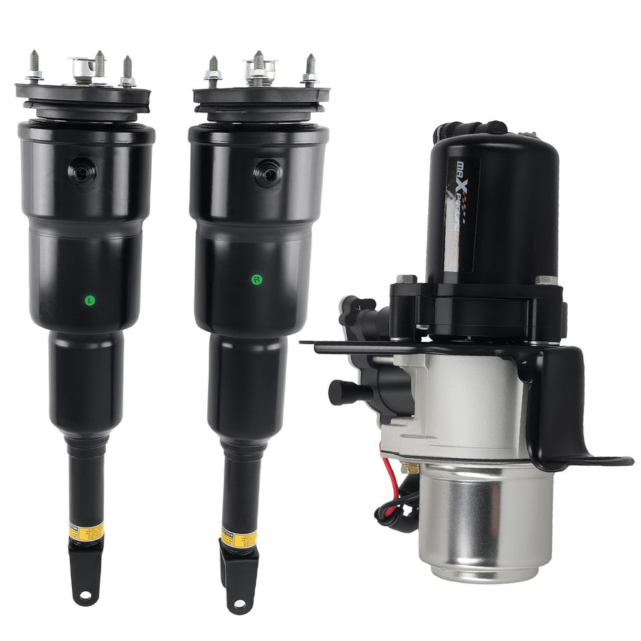 3pcs Front Air Shock StrutsCompressor compatible for Lexus LS460 LS460L 2WD RWD 2007-17