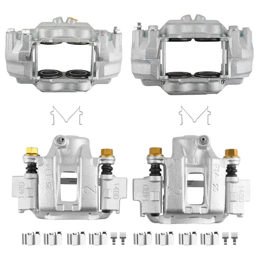 4pcs Brake Caliper Assembly Set compatible for Toyota 4Runner 2003-2009 19B2727 19B2726