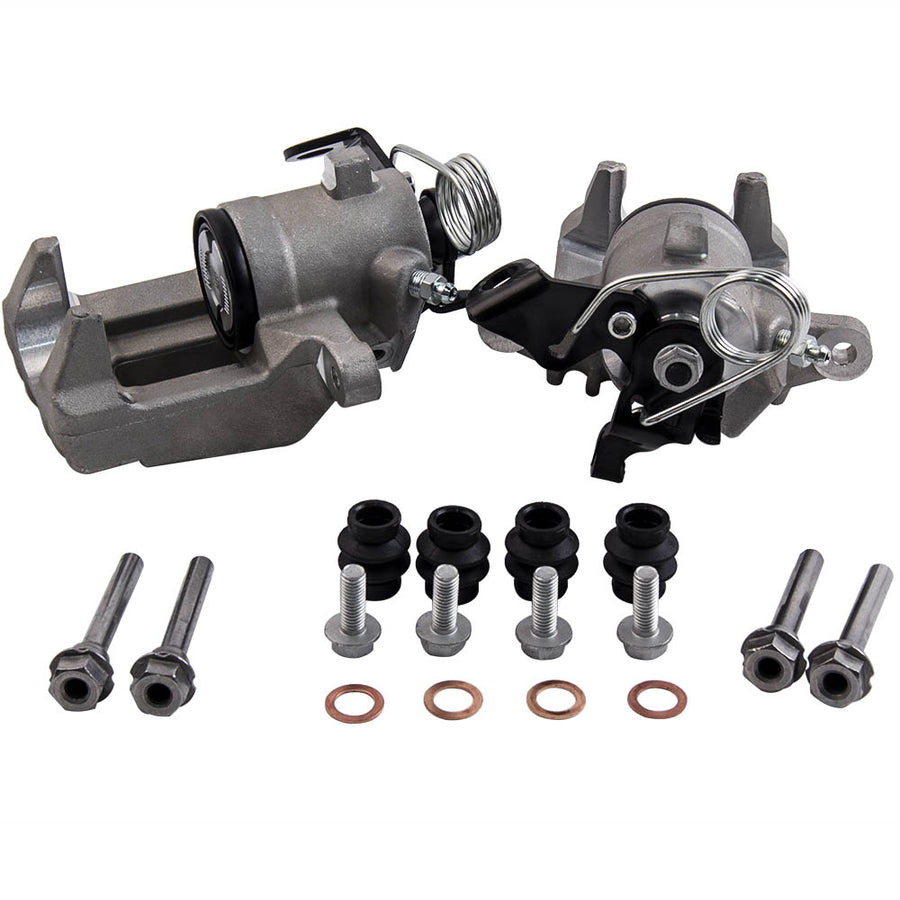 2x Rear Brake Calipers compatible for VW Golf compatible for Audi A3 1.4 1.6 1.8T 1.9TDI 2.0 leftright