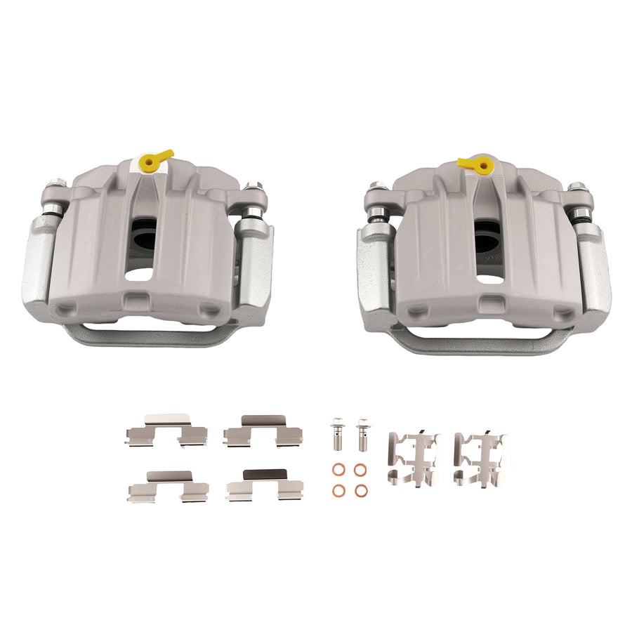 Rear Disc Brake Calipers w/Bracket compatible for Chevy GMC Silverado Sierra 1500 2003-2007