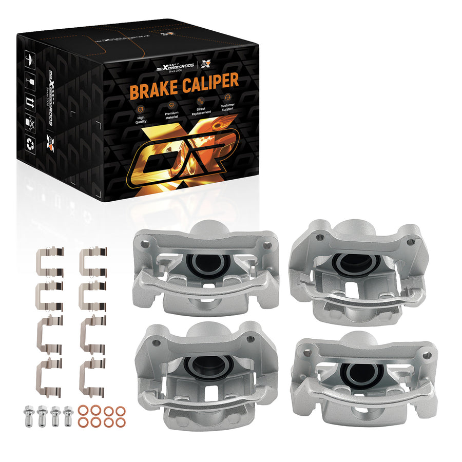 Front and Rear Disc Brake Caliper compatible for Chevrolet Equinox/GMC Terrain 2010-2017