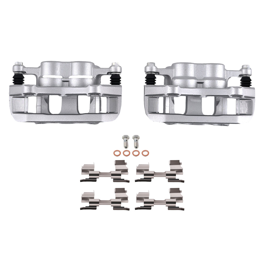 Front Disc Brake Caliper Set compatible for Ford Explorer 2011-19/Flex 2009-19/Taurus 10-19