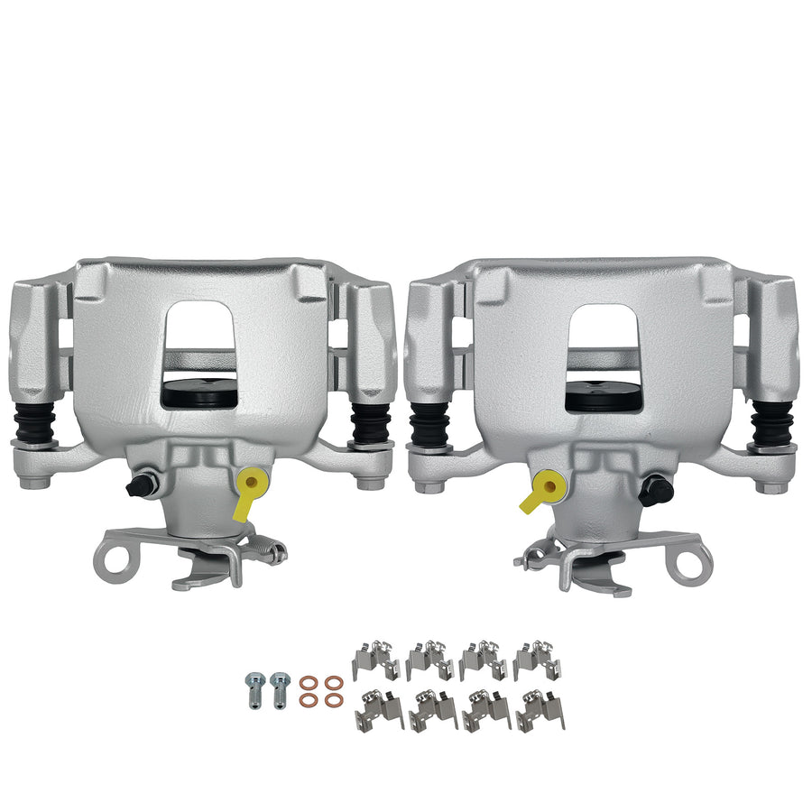 Rear Left Right Brake Calipers w/Brackets Assembly compatible for Dodge Journey 2012 - 2020