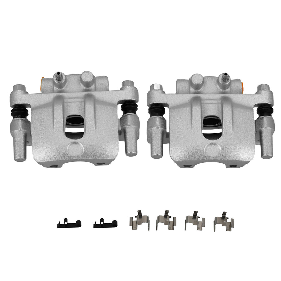 Rear Disc Brake Calipers w/ Bracket compatible for Dodge Caliber compatible for Jeep Compass Patriot 07-17