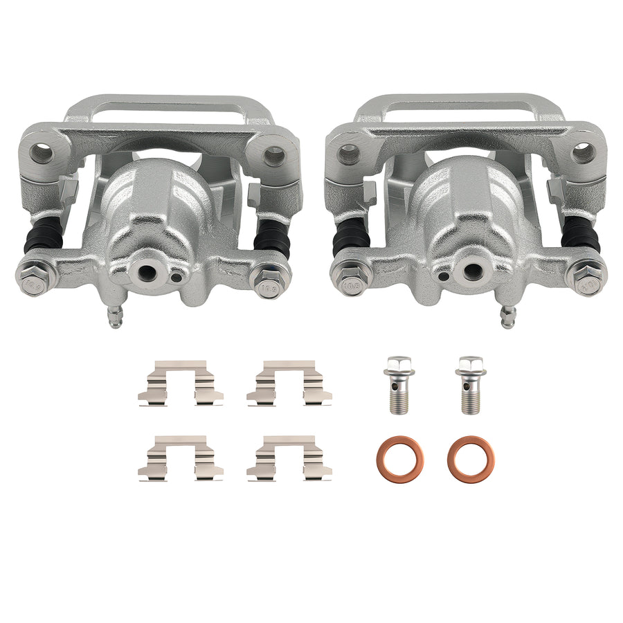 Rear LeftRight Brake Caliper w/Bracket compatible for Nissan Leaf 2011-23 Rogue 2014-20