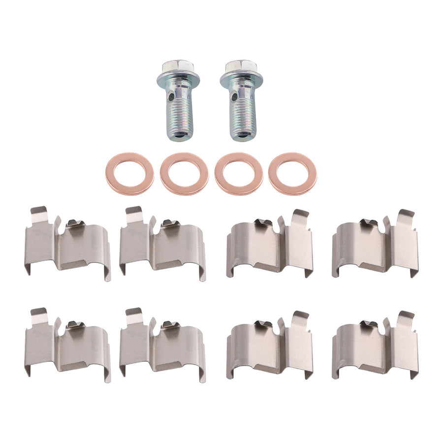 Front Rear Left Right Brake Calipers Set compatible for Toyota Sequoia 2008-16 compatible for Tundra 07-16