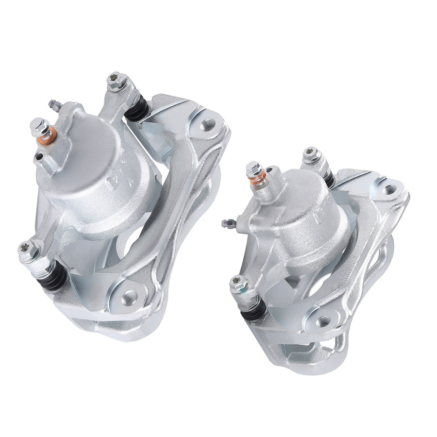 Front Brake Calipers with Bracket Pair 2 compatible for Toyota Sienna 2004-2010 19-B2714