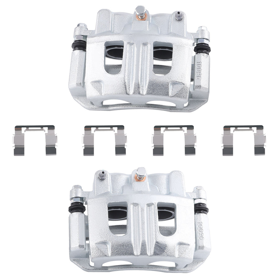 Brake Calipers Front Right Left w/Bracket compatible for Equinox Pontiac Torrent compatible for Saturn New