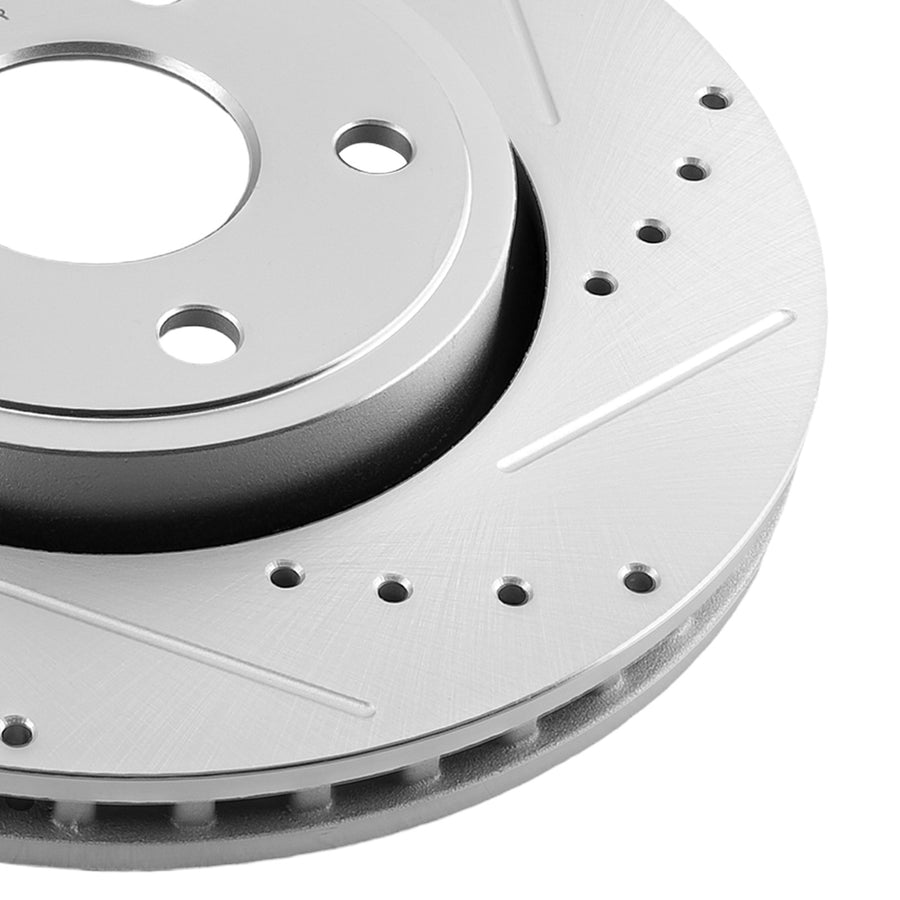 Front Rear Brake RotorsCeramic Pads Kit compatible for Dodge Durango 2011-2020 S-53061