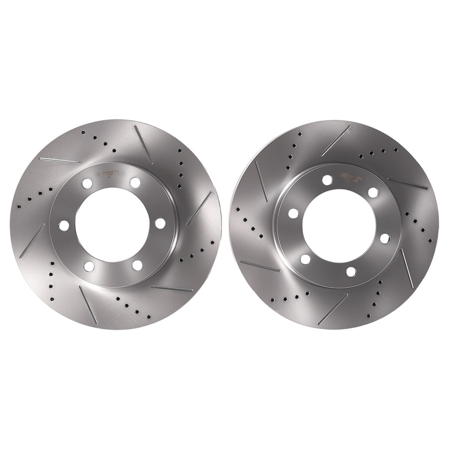 Front Brake Rotors and Pads Set compatible for Toyota Sequoia 2001-2007/Compatible for Tundra 2000-2006