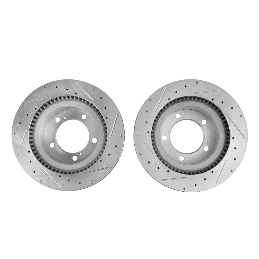 Front Brake RotorsCeramic Brake Pads Kit compatible for Lexus LX570 2016-2021 S-31482