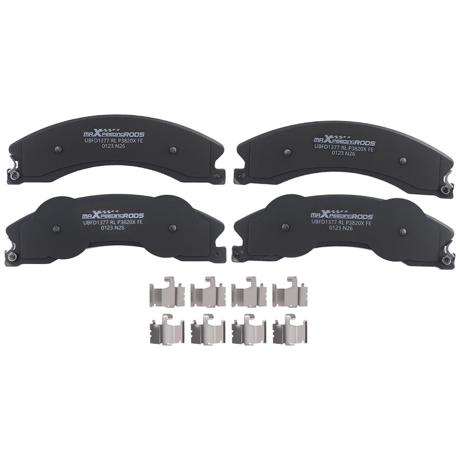 Front Brake Rotors and Pads Set compatible for Chevrolet Silverado 2500 3500 HD 2011-2019