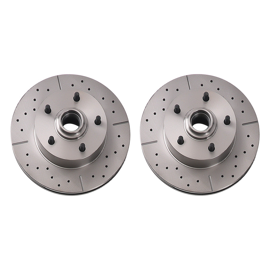 Brake Conversion Kit Front compatible for Chevy 1959-1964 w/Brake BoosterMaster Cylinder