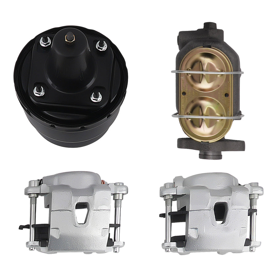 Brake Conversion Kit Front compatible for Chevy 1959-1964 w/Brake BoosterMaster Cylinder