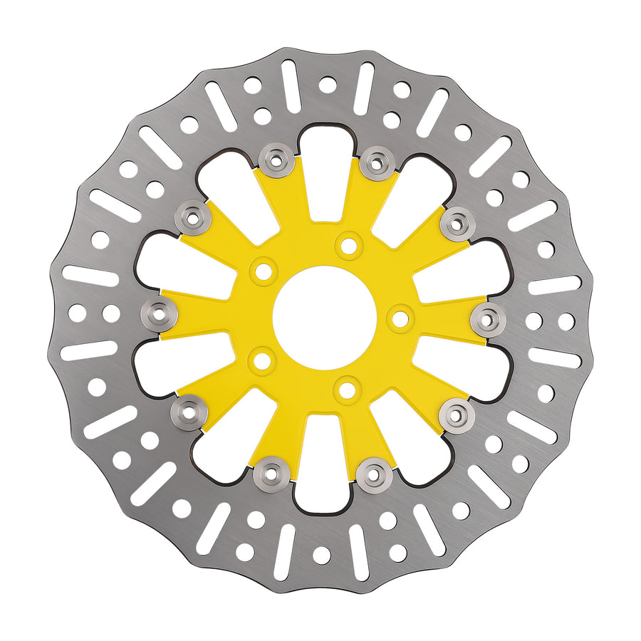11.8 Floating Front Brake Rotor Disc compatible for Harley-Davidson Touring Softail Dyna