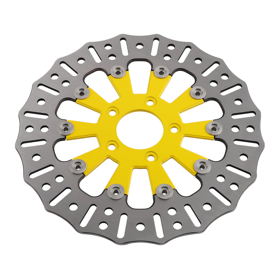 11.8 Floating Front Brake Rotor Disc compatible for Harley-Davidson Touring Softail Dyna