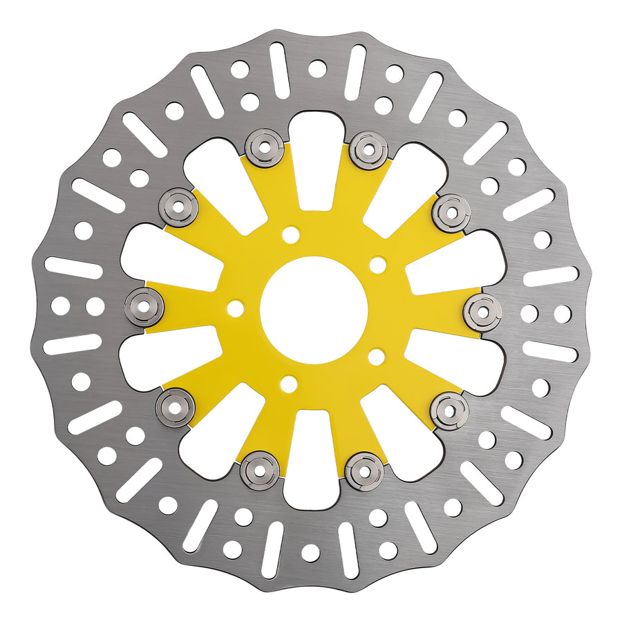 11.8 Floating Front Brake Rotor Disc compatible for Harley-Davidson Touring Softail Dyna