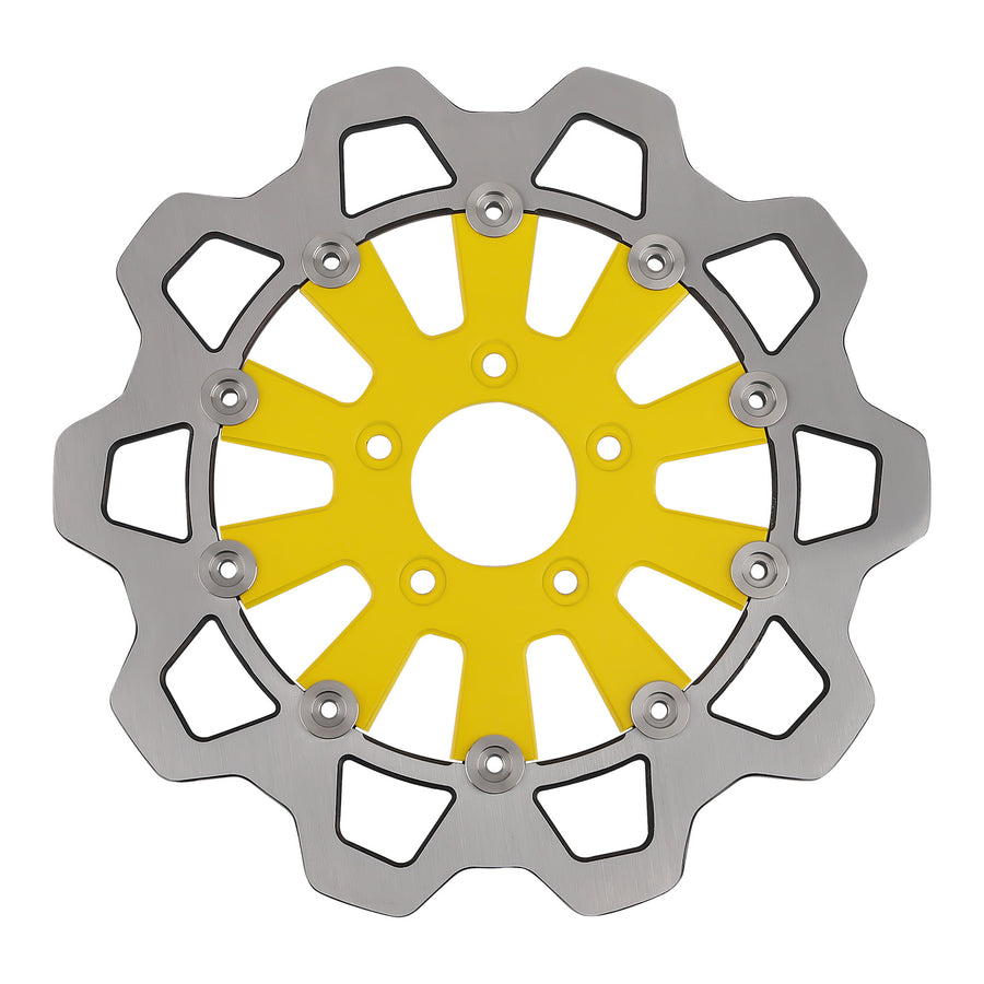 11.8in Front Floating Brake Rotor compatible for Harley-Davidson Trike 2009-19 Dyna 2006-17