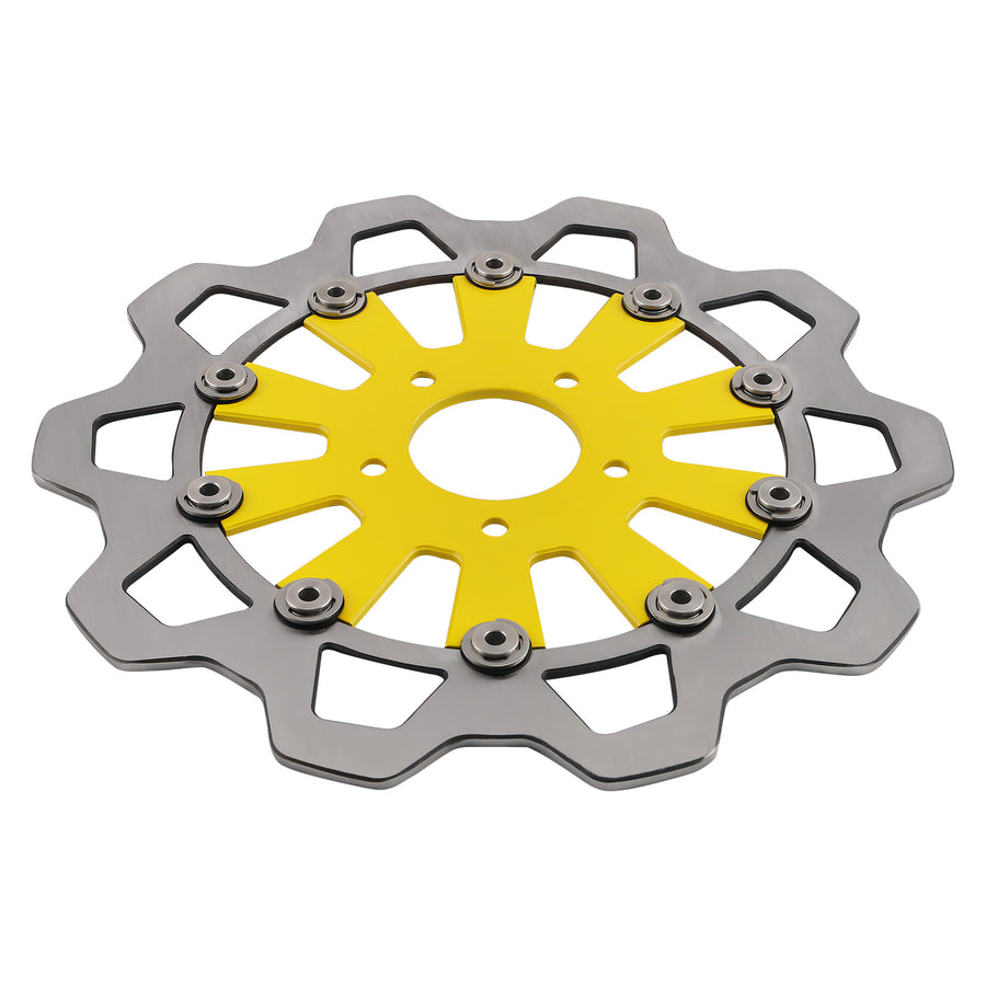 11.8in Front Floating Brake Rotor compatible for Harley-Davidson Trike 2009-19 Dyna 2006-17